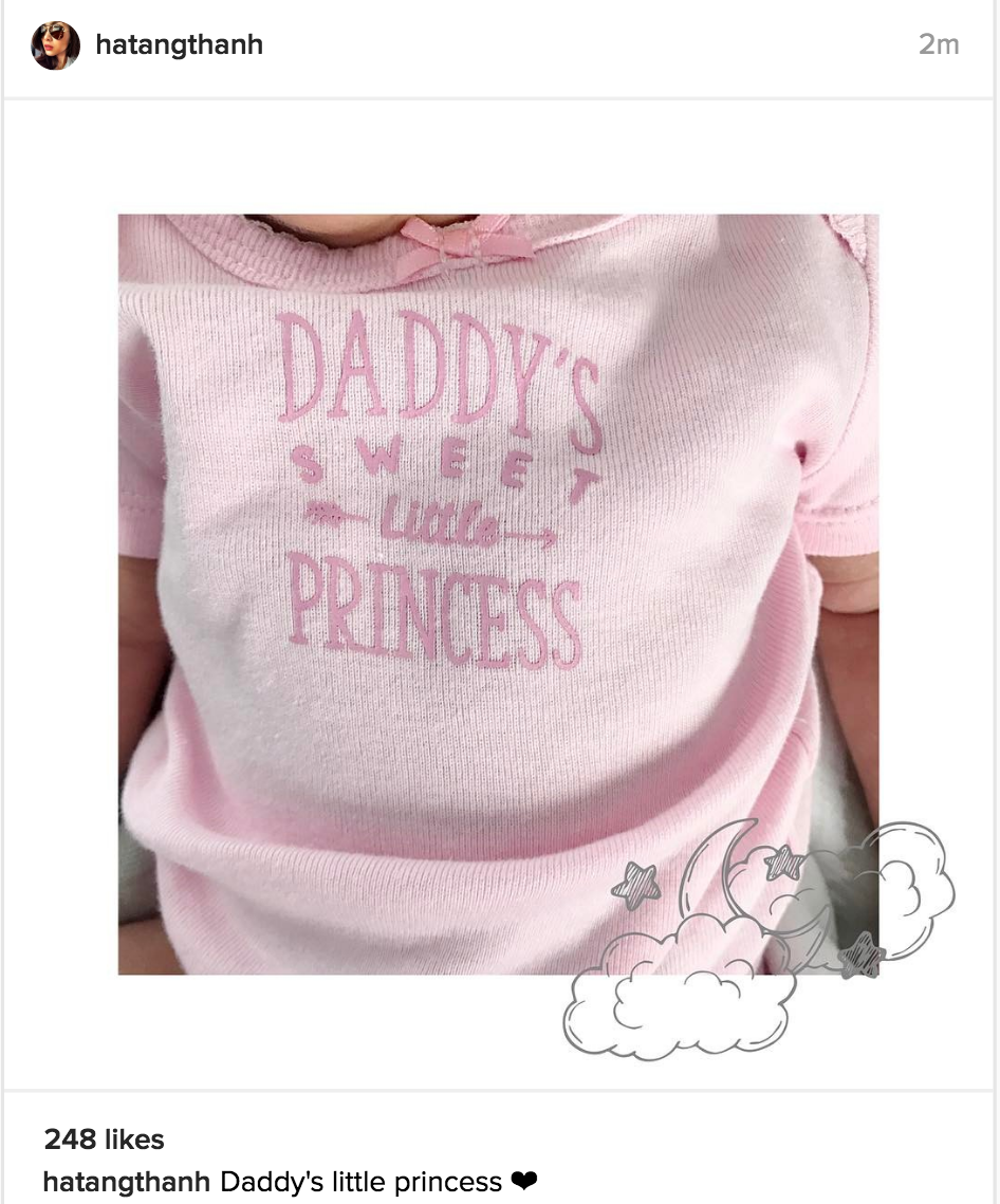 Hà Tăng tự tay làm món quà đặc biệt tặng con gái trong ngày sinh nhật tròn 1 tuổi